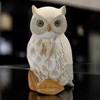 sculptuur, Mod.Asio Otus, Gufo In Maiolica Siciliana, Antiek en Kunst