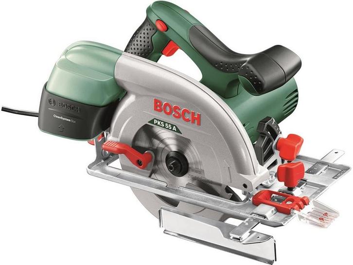 Bosch PKS 55 A - Cirkelzaag - 1200 W - 55 mm zaagdiepte -, Huis en Inrichting, Woonaccessoires | Overige, Zo goed als nieuw, Verzenden