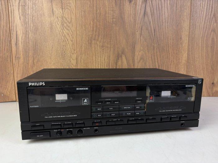 Philips - FC670 - Double Cassette Deck, TV, Hi-fi & Vidéo, Radios