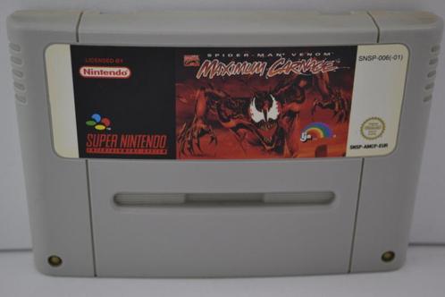 Spiderman Venom Maximum Carnage (SNES EUR), Games en Spelcomputers, Games | Nintendo Super NES