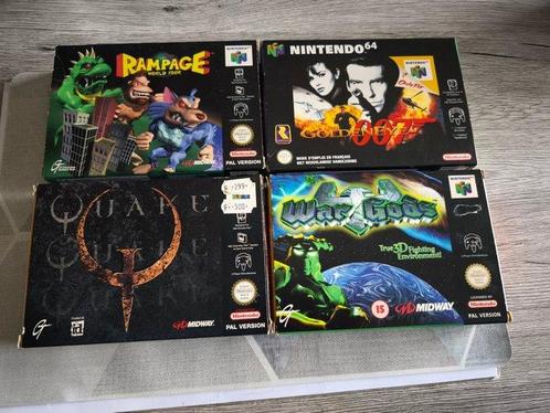 Nintendo - N64 - 4 N64 Games - Videogame - In originele, Games en Spelcomputers, Spelcomputers | Overige Accessoires