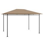 vidaXL Prieel 180 g/m² 384x281x270 cm taupe, Verzenden