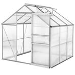 tectake Kweekkas van aluminium, uv-bestendig, 185x190x195cm, Tuin en Terras, Kweekspullen, Verzenden, Nieuw
