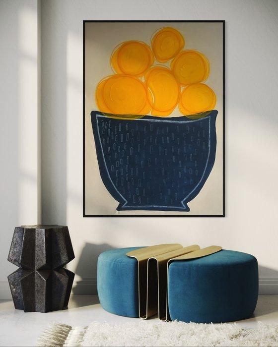 Maraé - Coupe dorée XXL, Antiek en Kunst, Kunst | Schilderijen | Modern
