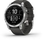 Garmin Fenix 7 Zilver 47mm slimme horloges, Verzenden, Nieuw