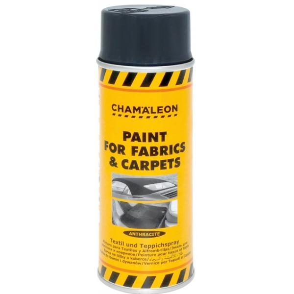 Verf voor stof en tapijt antraciet spuitbus 400 ml - Cham..., Auto diversen, Autogereedschap, Nieuw, Verzenden