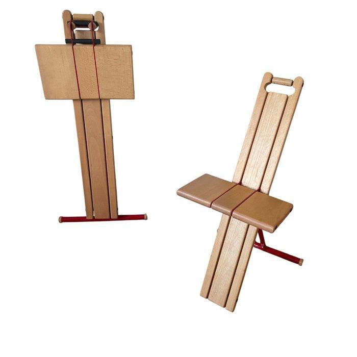 Møremøbler - Torstein Nilsen - Klapstoel (2) - Locust, Antiek en Kunst, Antiek | Meubels | Stoelen en Sofa's