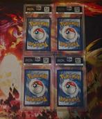 Pokémon - 4 Graded card - Noctali, Florizarre, Pikachu,