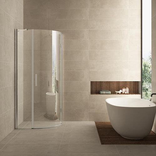 Aanbieding: Douchecabine Wiesbaden kwartrond 1 deur RS, Doe-het-zelf en Bouw, Sanitair, Douche, Nieuw, Ophalen of Verzenden
