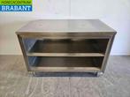 RVS Werktafel Werkkast 134 cm Horeca, Ophalen of Verzenden, Nieuw in verpakking
