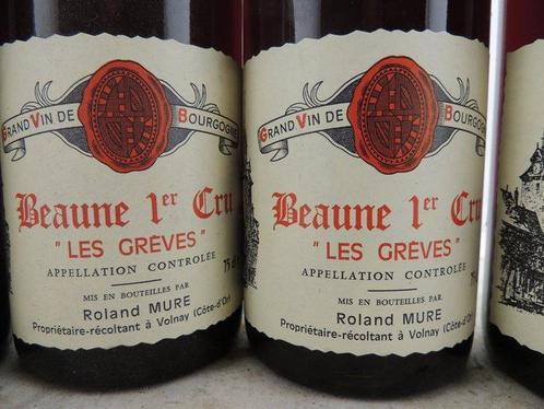 1985 Domaine Roland Mure Les Grèves - Beaune 1er Cru - 6, Verzamelen, Wijnen