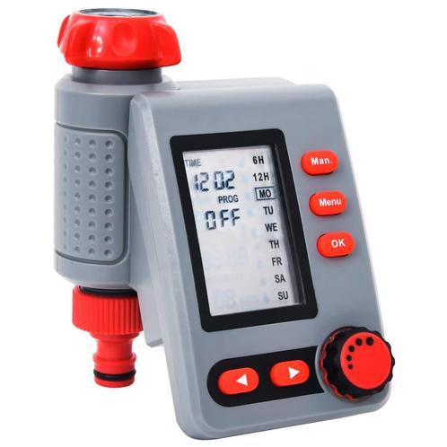 vidaXL Watertimer digitaal met enkele uitgang, Tuin en Terras, Tuinsproeiers, Nieuw, Verzenden
