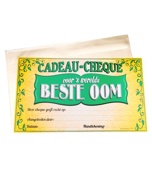 Cadeaubon Oom 34,5cm, Tickets en Kaartjes, Kortingen en Cadeaubonnen