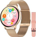 2dekans | Nuvance Smartwatch Dames - Incl. RVS & Siliconen, Ophalen of Verzenden, Nieuw