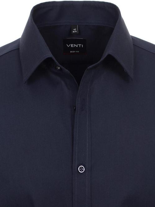 Venti Overhemd Blauw Body Fit Kent Kraag 001420-116, Kleding | Heren, T-shirts, Verzenden