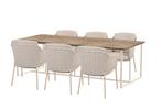 4 Seasons Outdoor Eros tuinset latte met Quatro tafel met, Tuin en Terras, Nieuw