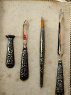 Ensemble de bureau (4) - Argent 800, Acier