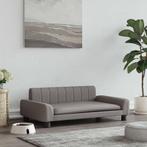 vidaXL Hondenmand 90x53x30 cm stof taupe, Verzenden, Nieuw