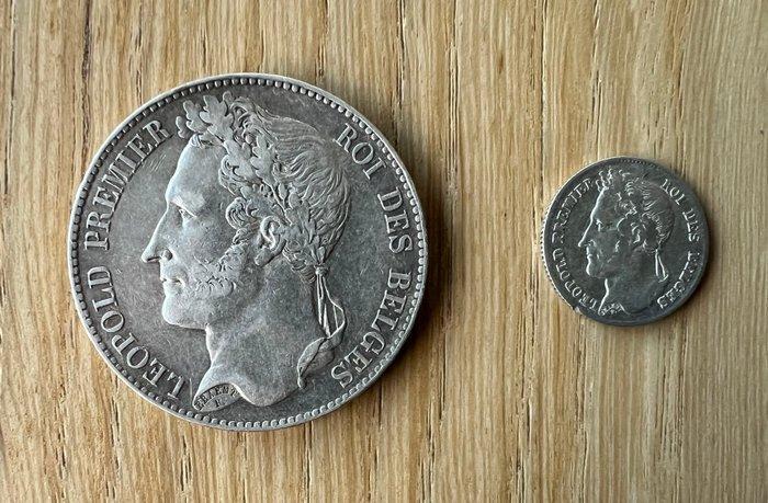 België. Leopold I. 1/2, 5 Francs 1834/1847 (Zonder, Postzegels en Munten, Munten | Nederland