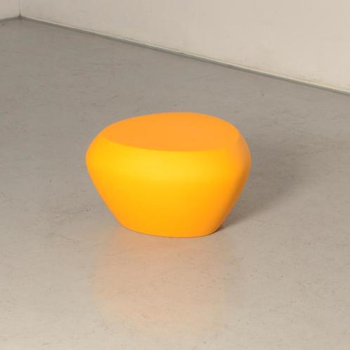 Lonc Teaser design poef, oranje, 58 x 58 x 34 cm, Maison & Meubles, Chaises, Enlèvement ou Envoi