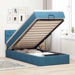 vidaXL Bed poef met matras en LEDs 80x200 cm fluweel, Huis en Inrichting, Slaapkamer | Bedden, Verzenden, Nieuw