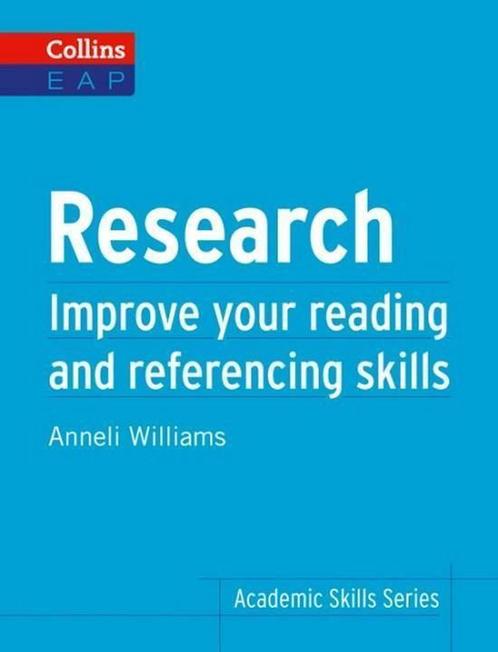 Collins Academic Skills: Research - Improve your reading and, Boeken, Taal | Engels, Zo goed als nieuw, Verzenden