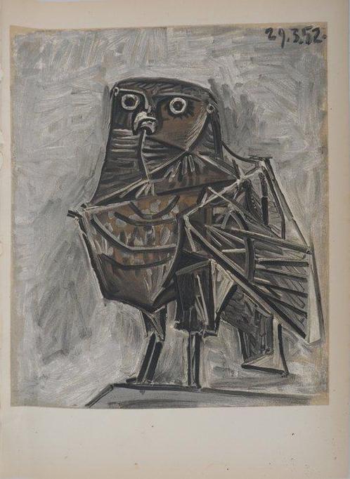 Pablo Picasso (1881-1973) - Hibou, Antiek en Kunst, Antiek | Overige Antiek