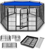 TRESKO® Puppyren - Hondenren - 80cm hoog - Zwart, Dieren en Toebehoren, Verzenden, Nieuw