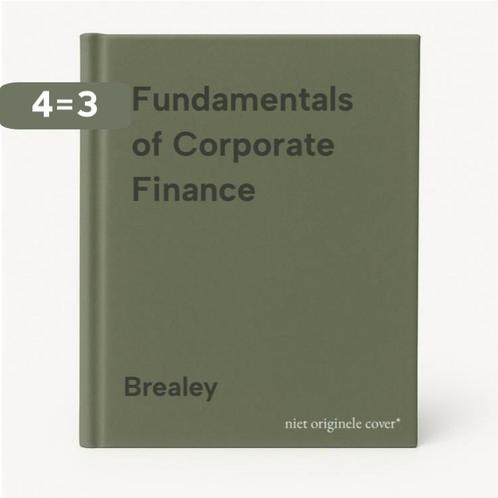 Fundamentals of Corporate Finance 9780071201957 Brealey, Boeken, Taal | Engels, Gelezen, Verzenden