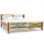vidaXL Bedframe massief gerecycled hout 140x200 cm, Huis en Inrichting, Verzenden, Nieuw