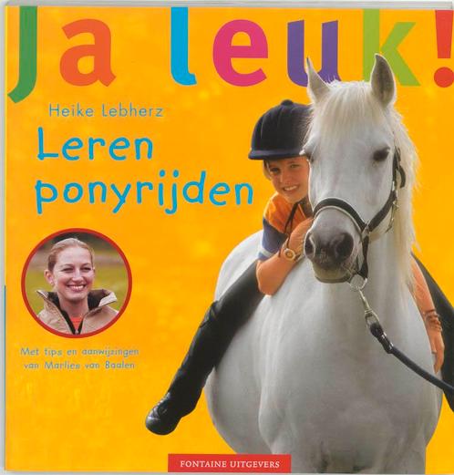Leren Ponyrijden Ja Leuk 9789059560901, Livres, Livres pour enfants | Jeunesse | 13 ans et plus, Envoi