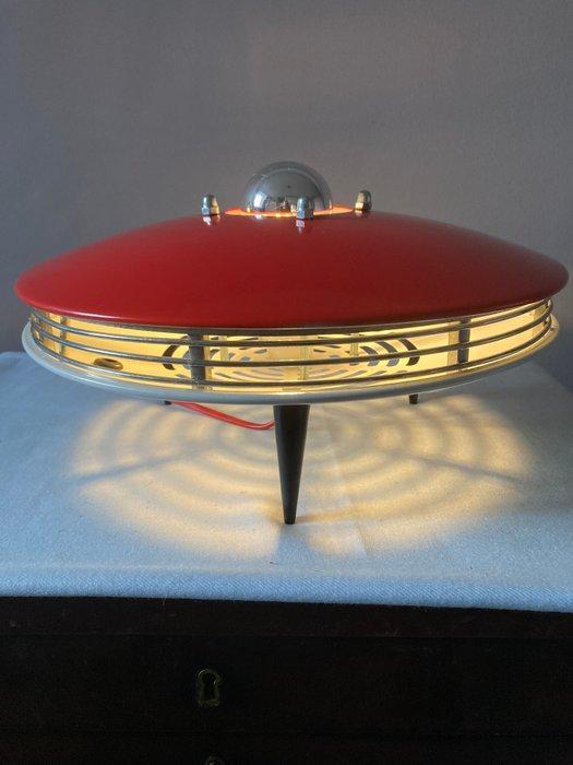 Itho - Lamp - Staal - UFO Lamp converted from a Kachel, Antiek en Kunst, Antiek | Wandborden en Tegels