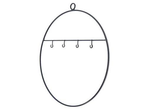Metalen ring met haakjes zwart 40cm metalenframe om, Hobby en Vrije tijd, Knutselen, Nieuw