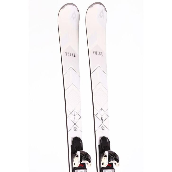 163 dames skis VOLKL FLAIR SC, white, woodcore, tip rocker, Sports & Fitness, Ski & Ski de fond, Envoi
