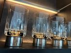 Hermann Bauer - Verre à eau (4) - Argent 925 - Cristal avec