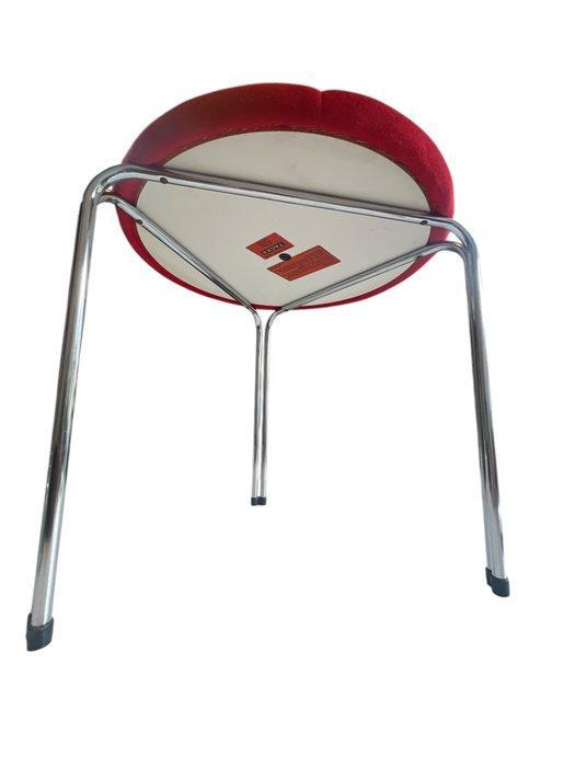 Tacke - Kruk - Chroom, Textiel, Antiek en Kunst, Antiek | Meubels | Stoelen en Sofa's