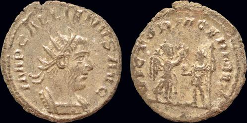 253-268ad Roman Gallienus Ar antoninianus Victory facing..., Postzegels en Munten, Munten en Bankbiljetten | Verzamelingen, Verzenden