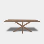 Tafel Boomstam eikenhout  Matrix hout  140x90, Huis en Inrichting, Nieuw