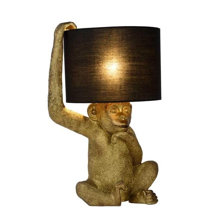 Lucide EXTRAVAGANZA CHIMP - Tafellamp - Ø 30 cm -, Huis en Inrichting, Lampen | Tafellampen, Nieuw, Verzenden
