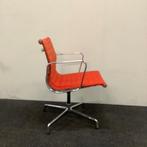 Design stoel, Vitra Eames EA 108, oranje - chroom