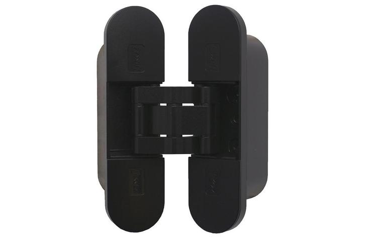 Onzichtbaar scharnier 3D verstelbaar zwart, Doe-het-zelf en Bouw, Hang- en Sluitwerk, Scharnier, Nieuw, Overige materialen, Ophalen of Verzenden