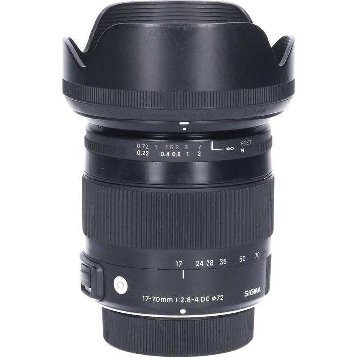 Sigma 17-70mm f/2.8-4.0 DC OS HSM Macro Contemporary Nikon, Audio, Tv en Foto, Foto | Lenzen en Objectieven, Overige typen, Gebruikt