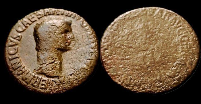 Romeinse Rijk Lot of 2 Æ Asses incl.: Germanicus and, Timbres & Monnaies, Monnaies | Europe | Monnaies non-euro