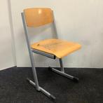 Tweedehands complete school set Eromes van 20 stuks tafels +, Huis en Inrichting, Stoelen, Gebruikt, Hout, Vijf, Zes of meer stoelen