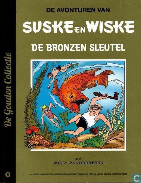 Suske en Wiske  - De bronzen sleutel (Gouden collectie), Livres, Livres Autre, Envoi