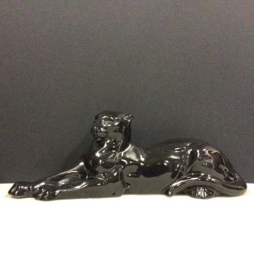 Sculpture, Black panther - 17 cm - Céramique, Antiquités & Art, Art | Objets design