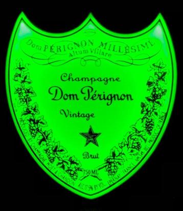 Tribute to Dom Perignon Champagne green Label - Panneau