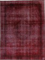 Overdyed Vintage Distressed Persian Rug Contemporary Design