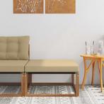 vidaXL Outdoor Hocker Massief Acacia Hout Naturel, Tuin en Terras, Verzenden, Nieuw