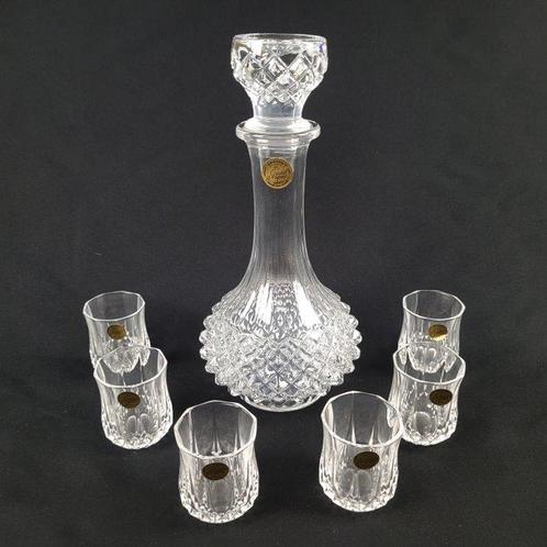Cristallerie DArques - Service à liqueur pour 6 personnes, Antiek en Kunst, Curiosa en Brocante